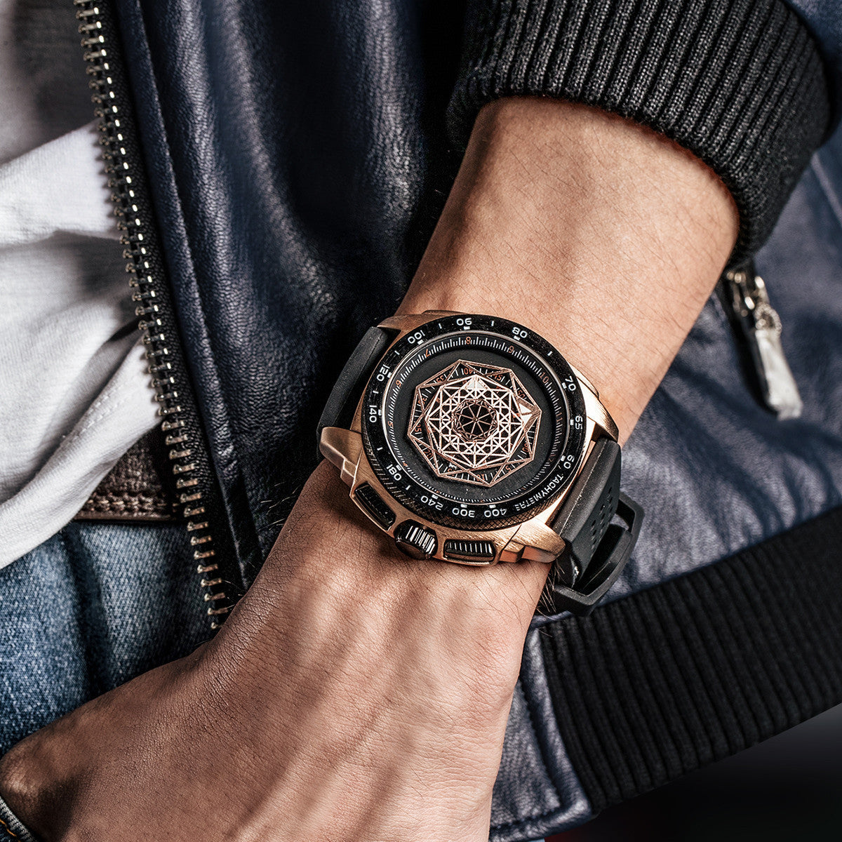 Men's Watch Sports Alloy Luminous Silicone