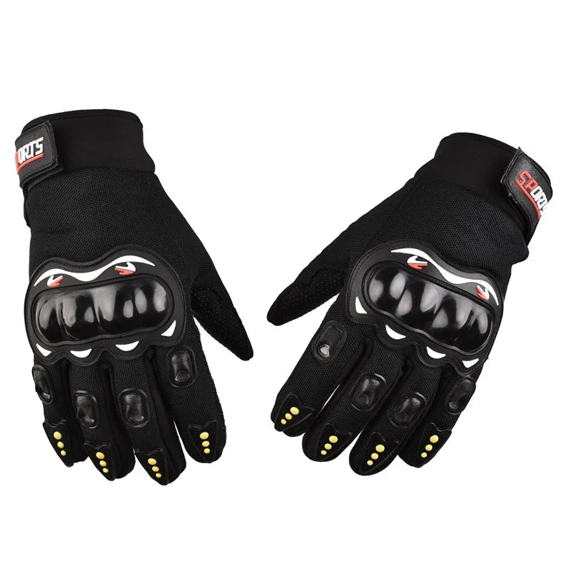 Motorcycle Gloves Men's Motorcycle Gloves Breathable Closed Finger Racing Gloves for Outdoor Sports Crossbike Riding bicicleta