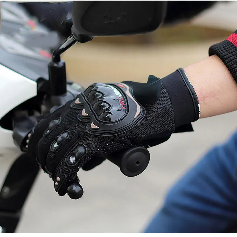 Motorcycle Gloves Men's Motorcycle Gloves Breathable Closed Finger Racing Gloves for Outdoor Sports Crossbike Riding bicicleta
